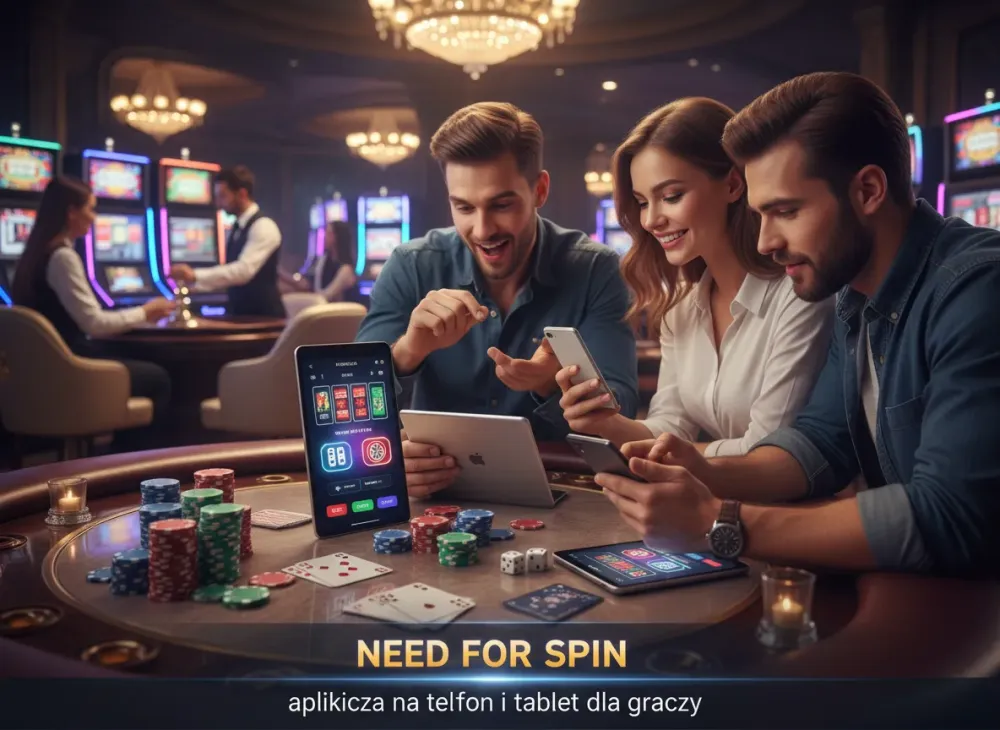 Need for spin aplikacja na telefon i tablet dla graczy